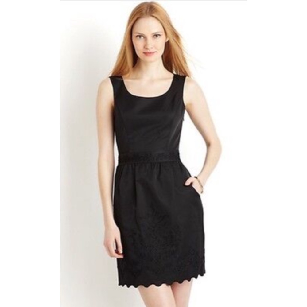2b.Rych Embroidered Sleeveless Black Dress